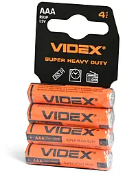 Батарейки Videx R03P / AAA 4шт SHRINK CARD 1.5 V
