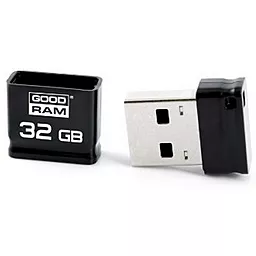 Флешка GooDRam 32GB PICCOLO BLACK USB 2.0 (UPI2-0320K0R11) - миниатюра 2