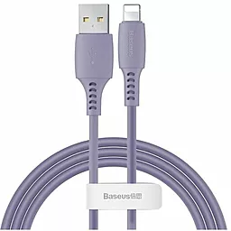 USB Кабель Baseus Colourful 2.4A 1.2M Lightning Cable Purple (CALDC-05)