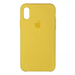 Чехол Silicone Case для Apple iPhone XS Max Canary Yellow