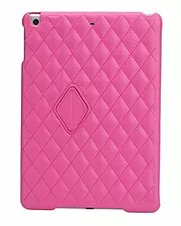 Чехол для планшета JisonCase Microfiber quilted leather case for iPad Air Rose red [JS-ID5-02H33] - миниатюра 2