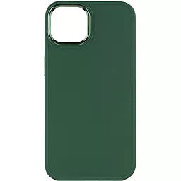 Чехол Epik TPU Bonbon Metal Style для Apple iPhone 13 (6.1") Зеленый / Pine green