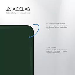 Чехол ACCLAB SoftShell для Samsung Galaxy A13 4G Dark Green - миниатюра 3