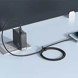 Кабель McDodo USB Type-C - Lightning 36w 3a 1м PD сable Black (CA-5631) - миниатюра 8 Кабель McDodo USB Type-C - Lightning 36w 3a 1м PD сable Black (CA-5631) - миниатюра 8