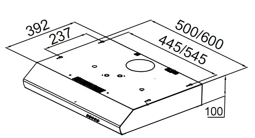 Airvent/hood PYRAMIDA UX 60 IV - фото 5