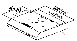 Airvent/hood PYRAMIDA UX 60 IV - миниатюра 5 Airvent/hood PYRAMIDA UX 60 IV - миниатюра 5