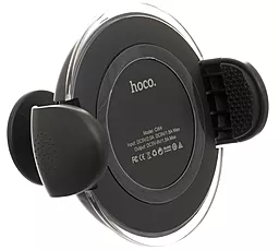 Автодержатель с беспроводной зарядкой Hoco CW4 Black