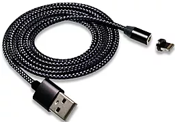 Кабель Walker C590 USB-A - Lightning 12w 2.4a 1м cable Black - фото Кабель Walker C590 USB-A - Lightning 12w 2.4a 1м cable Black