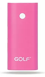 Повербанк GOLF Gf-208 5200 mAh Pink - фото Повербанк GOLF Gf-208 5200 mAh Pink