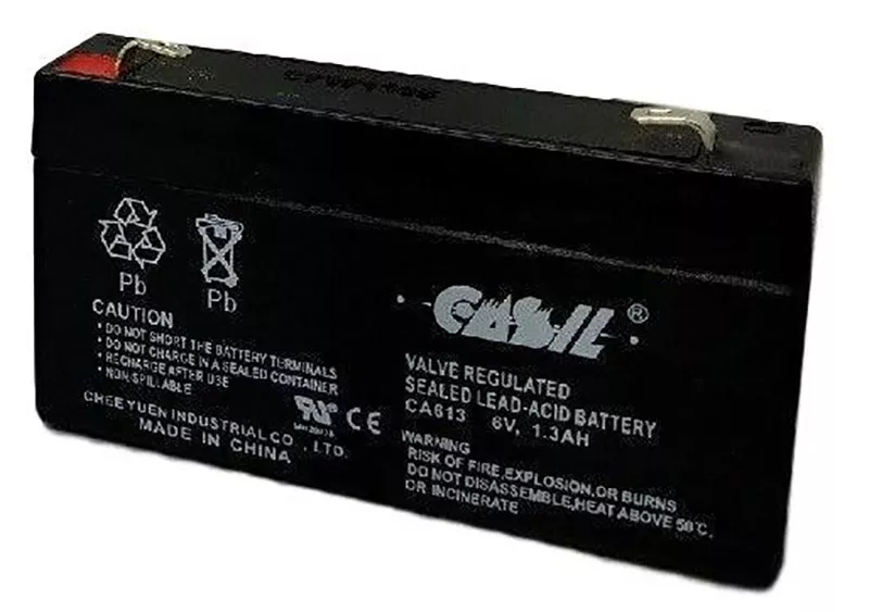 Акумуляторна батарея Casil 6V 1.3Ah (CA613) - фото 2