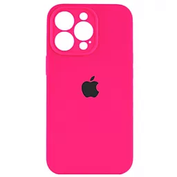 Чехол Silicone Case Full Camera for Apple IPhone 14 Pro Max Shiny Pink
