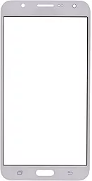 Корпусное стекло дисплея Samsung Galaxy J7 J700 2015 (original) White