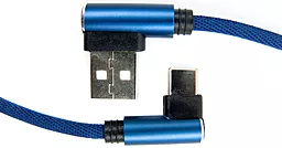 USB Кабель Dengos USB Type-C Cable 0.25м Blue - мініатюра 2
