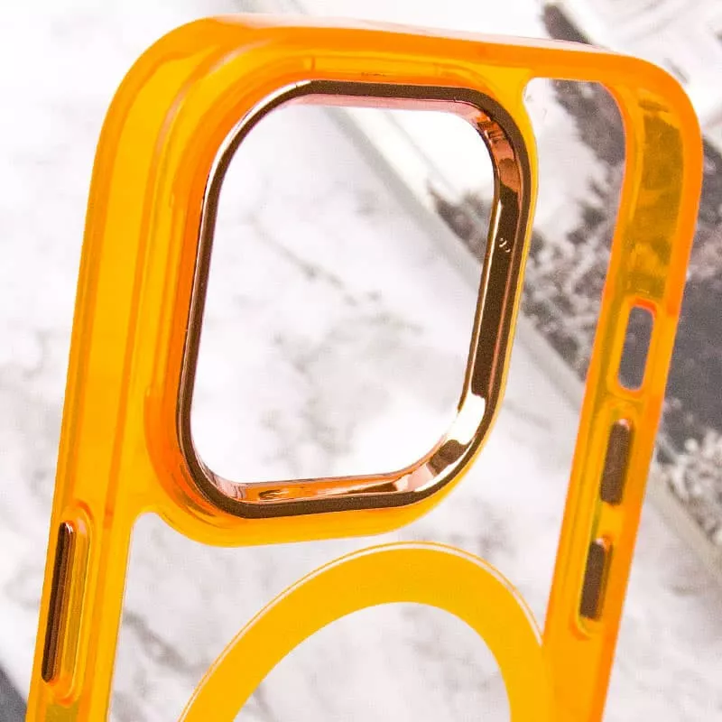 Чехол Epik Iris with MagSafe для Apple iPhone 13 Pro Orange - фото 6