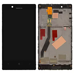 Дисплей Nokia Lumia 720 с тачскрином и рамкой, Black - фото Дисплей Nokia Lumia 720 с тачскрином и рамкой, Black