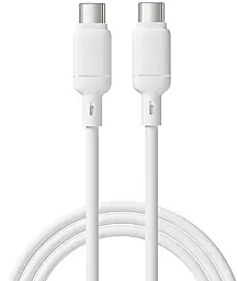 Кабель WIWU Wi-C090 Stellar USB Type-C - Type-C 60w 3a 1м PD cable White - фото Кабель WIWU Wi-C090 Stellar USB Type-C - Type-C 60w 3a 1м PD cable White