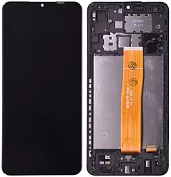 Дисплей Samsung Galaxy A02 A022 з тачскріном і рамкою, Black