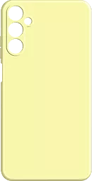 {"ru": "Чехол", "uk": "Чохол"} MAKE Silicone для Samsung Galaxy A15  Yellow (MCL-SA15YE)