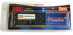 Оперативная память для ноутбука Dato SO-DIMM DDR4 4 GB 2666MHz (4GG5128D26SODIMM)