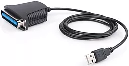 Шлейф (Кабель) Vinga USB To LPT Black (USBLPT01-1.2) - мініатюра 2