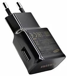 Сетевое зарядное устройство с быстрой зарядкой Samsung Home charger + micro USB Cable Black (EP-TA200) - миниатюра 2