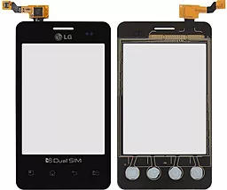Сенсор (тачскрин) LG Optimus L3 Dual E405 (original) Black - фото Сенсор (тачскрин) LG Optimus L3 Dual E405 (original) Black