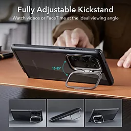 Чохол ESR Classic Kickstand Halolock MagSafe для Samsung Galaxy S23 Ultra Cleare/Black - мініатюра 3