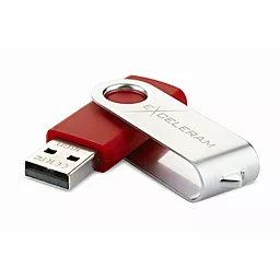 Флешка Exceleram 8GB P1 Series USB 2.0 (EXP1U2SIRE08) Silver/Red