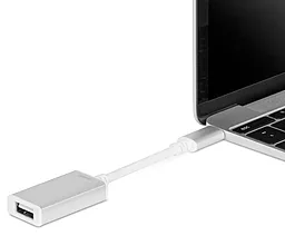 OTG-переходник Moshi USB-C to USB Adapter Silver (99MO084200) - миниатюра 2