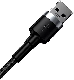 Кабель передачи данных Baseus Cafule Cable USB 3.0/3.1 Gen1 M-M 2A Dark Gray (CADKLF-C0G) - миниатюра 4