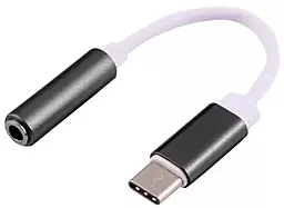 Аудіо-перехідник EasyLife metall M-F USB Type-C -> 3.5mm Black/White - фото Аудіо-перехідник EasyLife metall M-F USB Type-C -> 3.5mm Black/White