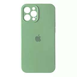 Чехол Silicone Case Full Camera для Apple iPhone 12 Pro Max fresh green