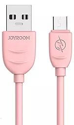 Кабель Joyroom YOUNG S116 USB-A - micro USB 12w 2.4a 1м cable Pink