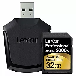Карта пам'яті Lexar SDHC Professional 32GB Class 10 UHS-II U3 (LSD32GCRBEU2000R) - фото Карта пам'яті Lexar SDHC Professional 32GB Class 10 UHS-II U3 (LSD32GCRBEU2000R)