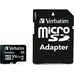 Карта пам'яті Verbatim microSDHC 32GB Class 10 (44013)