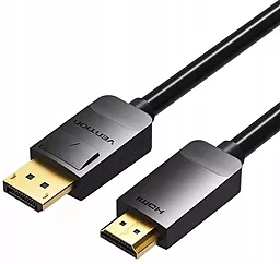 Відеокабель Vention DisplayPort - HDMI v1.4 1080p 60hz 1.5m black (HADBG)