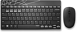 Комплект (клавіатура+мишка) Rapoo (8000M) Black