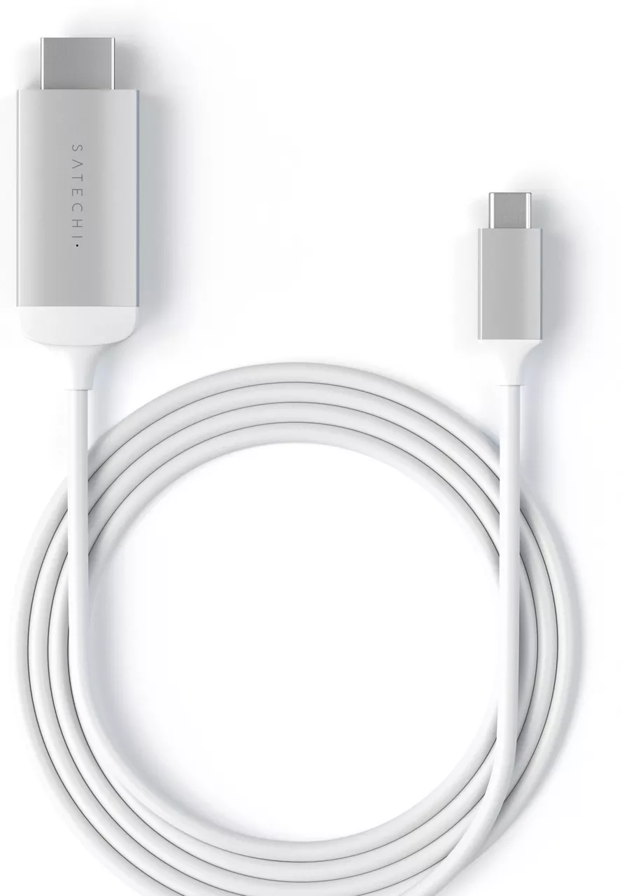 Відеокабель Type-C to 4K HDMI Cable Silver (ST-CHDMIS) Satechi - фото 4
