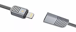 Кабель USB Remax Linyo Lightning  Grey/Black (RC-088i) - миниатюра 2