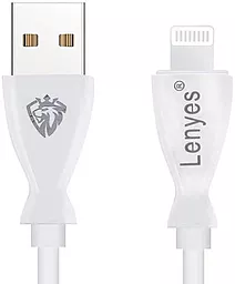 Кабель Lenyes LC901 USB-A - Lightning 12w 2.4a 1м cable White - фото Кабель Lenyes LC901 USB-A - Lightning 12w 2.4a 1м cable White