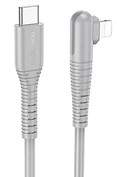 Кабель USB PD Borofone BX105 Corriente 27w 3a USB Type-C - Lightning cable gray