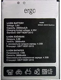 Аккумулятор Ergo A503 Optima (3000 mAh) 12 мес. гарантии