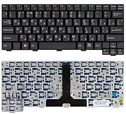 Клавіатура для ноутбуку Fujitsu LifeBook P1610 P1510 чорна