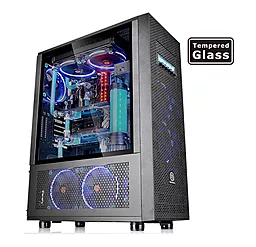 Корпус для комп'ютера Thermaltake Core X71 Tempered Glass Edition (CA-1F8-00M1WN-02) Black