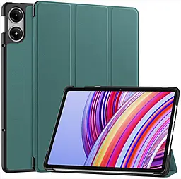 Чохол для планшету BeCover Smart Case для Xiaomi Poco Pad, Poco Pad M1 12.1" Dark Green (711561) - фото Чохол для планшету BeCover Smart Case для Xiaomi Poco Pad, Poco Pad M1 12.1" Dark Green (711561)