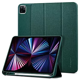 Чехол для планшета Spigen Urban Fit для Apple iPad Pro 11" (2021, 2020, 2018) Military Green (ACS01056) - фото Чехол для планшета Spigen Urban Fit для Apple iPad Pro 11" (2021, 2020, 2018) Military Green (ACS01056)