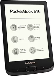 Электронная книга PocketBook 616 Basic Lux 2 (PB616-H-CIS) Black - миниатюра 3