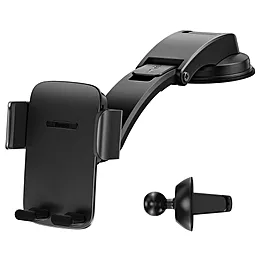 Держатель Baseus Easy Control Clamp Car Mount Holder Black (SUYK010001) - фото Держатель Baseus Easy Control Clamp Car Mount Holder Black (SUYK010001)
