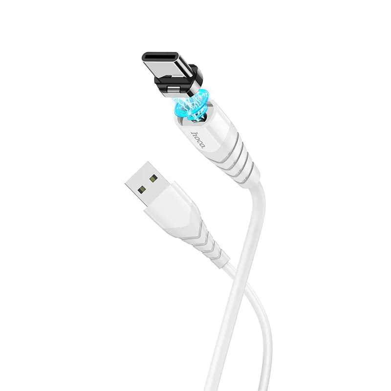 Кабель Hoco X63 Racer USB-A - Type-C 15w 3a 1м cable White - фото 1
