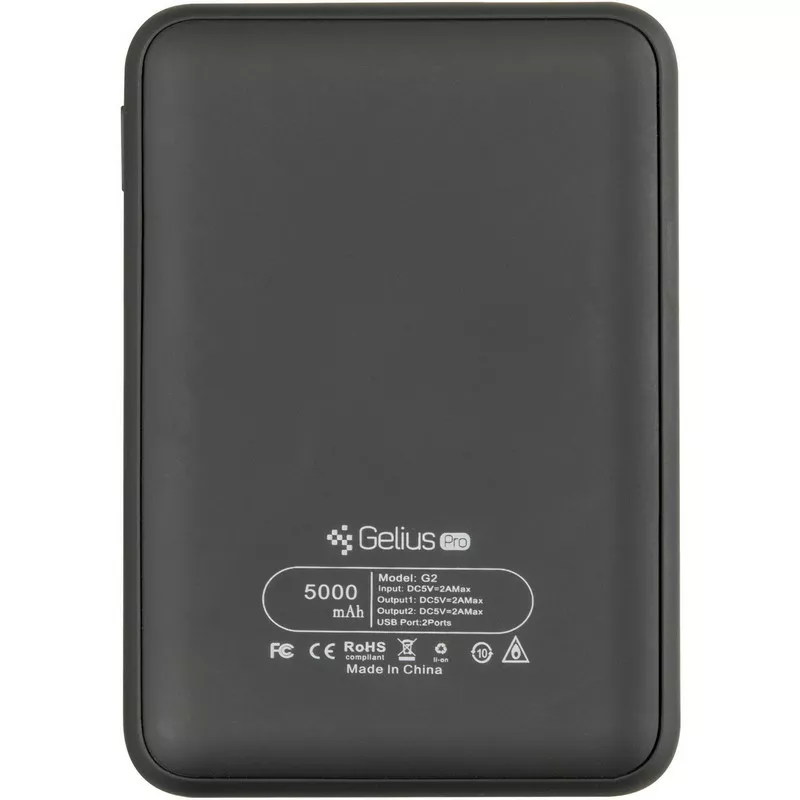 Повербанк Gelius Pro Soft GP-PB5-G2 5000 mAh Black - фото 3